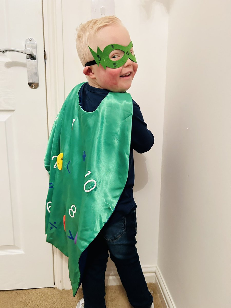 NothingDown21's tweet photo. NSPCC Numbers Day at school today and Alf is going as his pal Count Dracula from Seasame Street! 

I was told Alf may never be able to count… on the contrary he gives me a count down for everything in life! Singing, running, clapping, every task starts with a 1,2,3 go go go!!! https://t.co/KnaDqQnANf