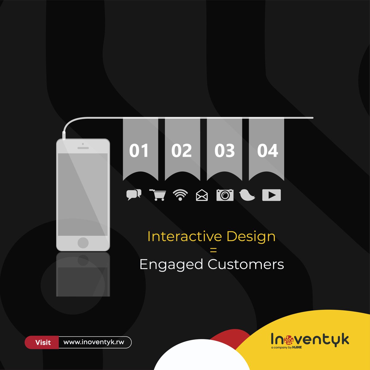 inoventyk's tweet image. Let’s make your site more fun, dynamic, and user-friendly! Say hello to interactive design that keeps visitors hooked. #InteractiveDesign #Inoventyk