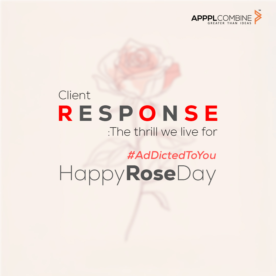 appplcombine's tweet photo. Client Response
The thrill we live for

Happy Rose Day
.
.
#HappyRoseDay #RoseDay #RoseFlower #Roses #ClientResponse #Loveweek #ValentinesWeek #RoseLover #Explore #Trending #Advertising #Marketing #Branding #MarketingAgency #BusinessStrategy #FullServiceAgency #AppplCombine https://t.co/Uy5p0Xlocb