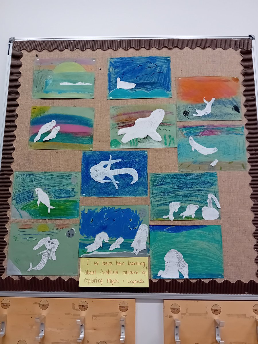 Mrs Powell (@ms_clarkesps) on Twitter photo P3 have been exploring different Scottish Myths and Legends to deepen their knowledge and understanding of Scottish culture historically and in the present day. Here are some Selkies that P3C have created! <a href="/SimpsonPrimary/">Simpson Primary</a> P3 have been exploring different Scottish Myths and Legends to deepen their knowledge and understanding of Scottish culture historically and in the present day. Here are some Selkies that P3C have created! <a href="/SimpsonPrimary/">Simpson Primary</a>