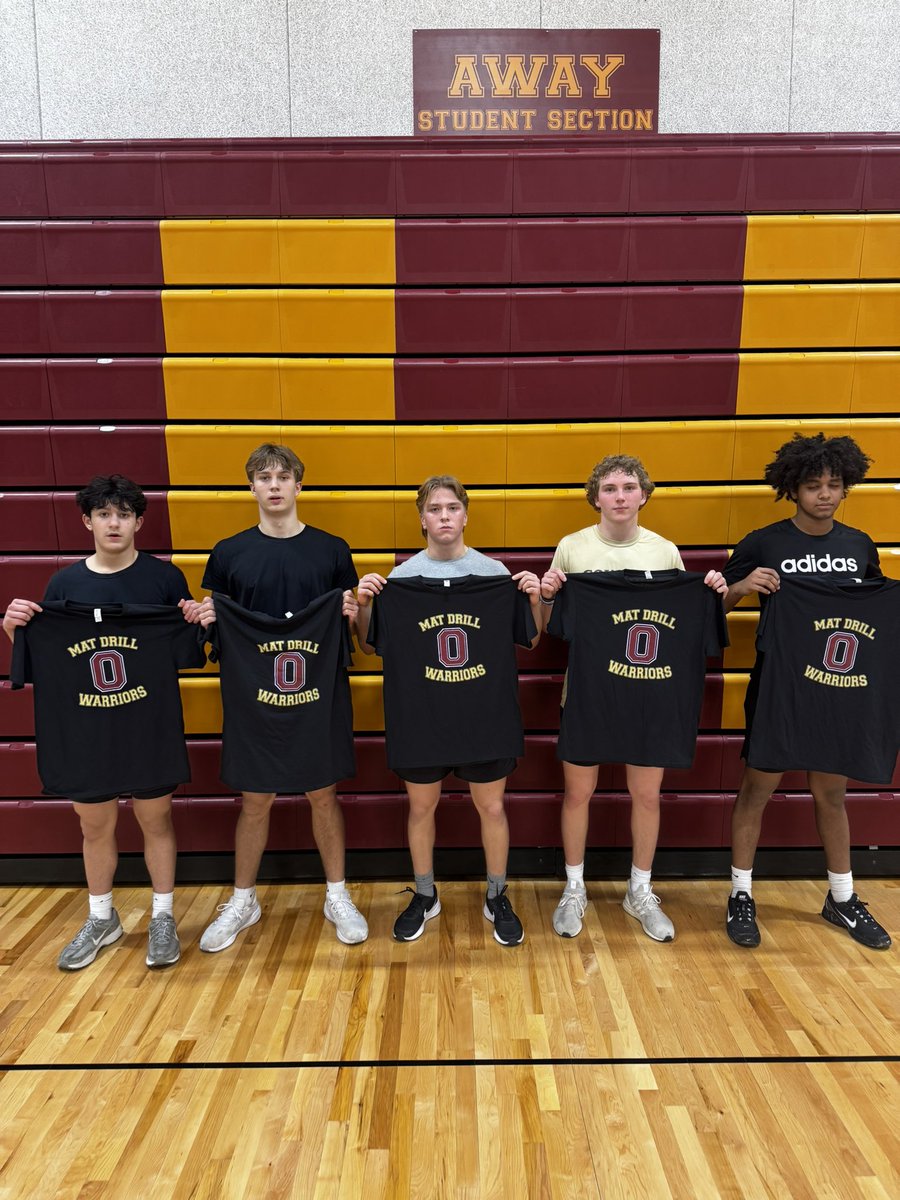 This weeks Mat Drill Warriors! Congrats Macros, Timmy, Sasha, Davin and Omer
#WEAREOAKTON