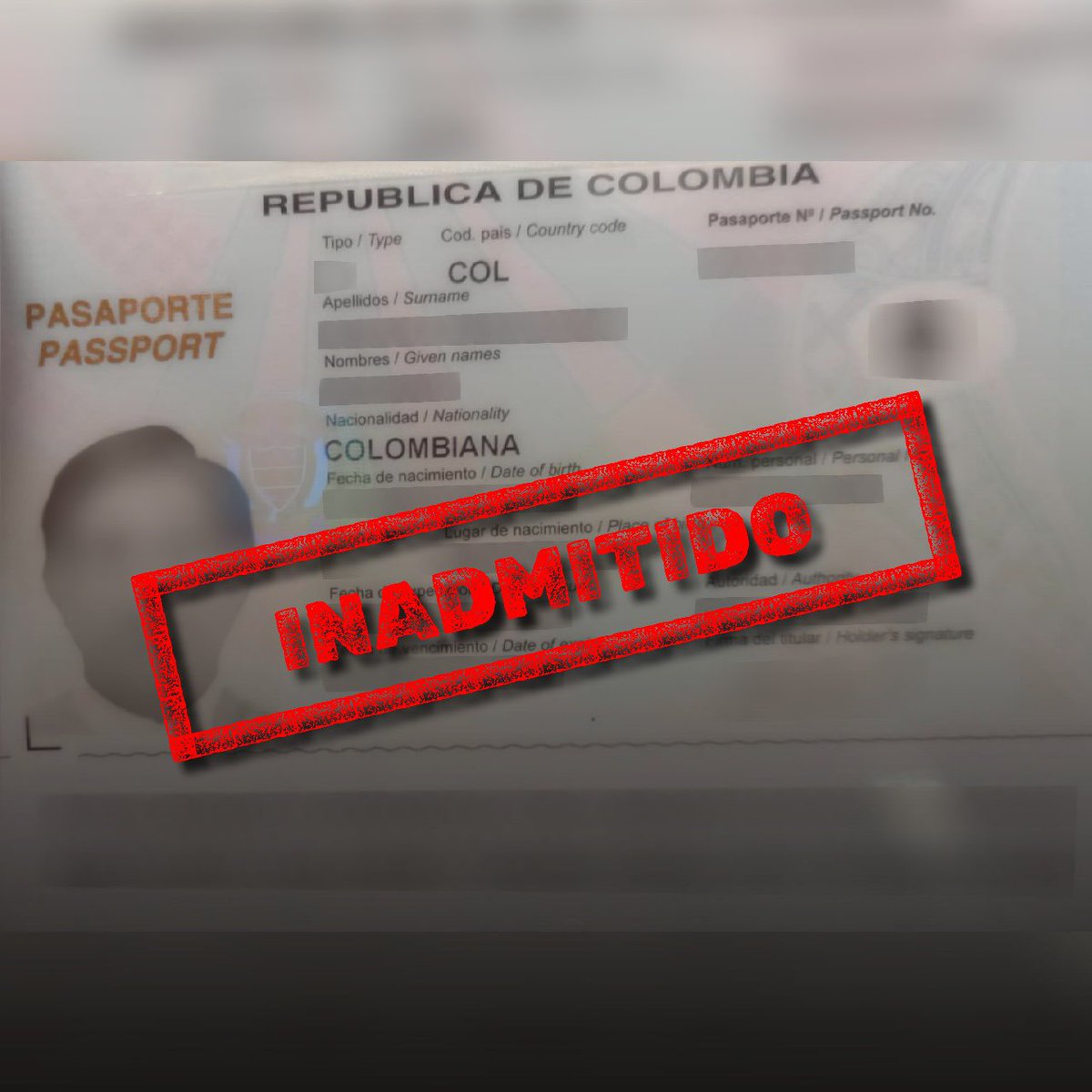 Ministerio del Interior Ecuador 🇪🇨 (@mininteriorec) on Twitter photo #ATENCIÓN
🛑Inadmitido ciudadano colombiano por delito de enriquecimiento ilicito
⏺️ #Quito| En el aeropuerto Internacional Mariscal Sucre, funcionarios de la Subsecretaría de Migración junto a <a href="/PoliciaEcuador/">Policía Ecuador</a>, inadmitieron a Ricardo M., ciudadano de nacionalidad colombiana #ATENCIÓN
🛑Inadmitido ciudadano colombiano por delito de enriquecimiento ilicito
⏺️ #Quito| En el aeropuerto Internacional Mariscal Sucre, funcionarios de la Subsecretaría de Migración junto a <a href="/PoliciaEcuador/">Policía Ecuador</a>, inadmitieron a Ricardo M., ciudadano de nacionalidad colombiana