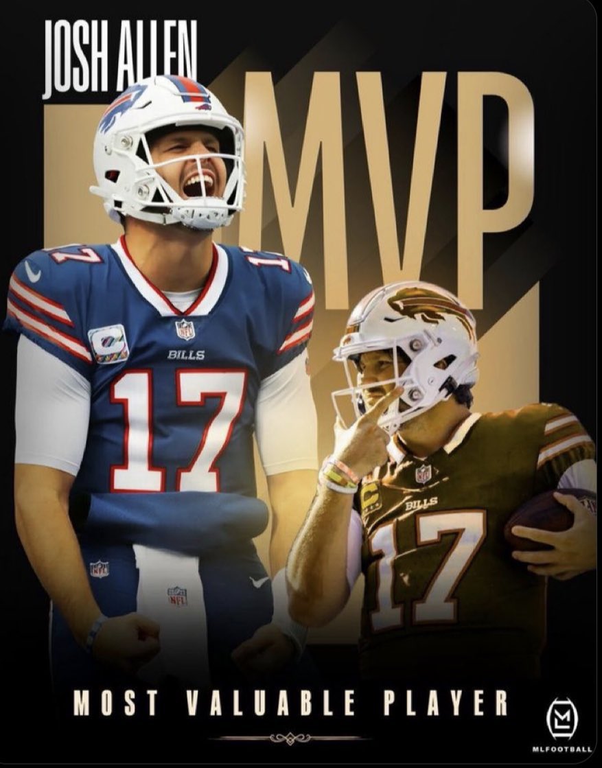 Congratulations to Josh Allen <a href="/BuffaloBills/">Buffalo Bills</a>! NFL MVP, making Buffalo proud! 

#Buffalove #MVP #GoBills