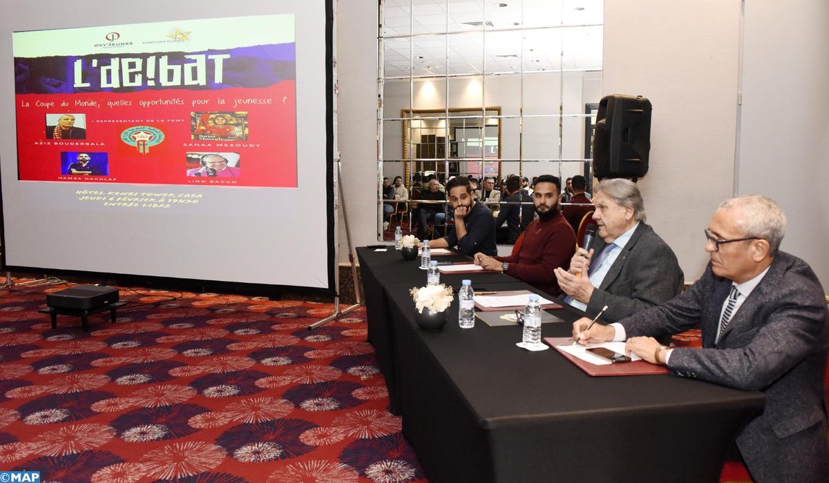 #MapActu 

كأس العالم 2030.. فرصة مهمة للشباب المغربي (لقاء)
rs.map.ma/4hKTzw4

CDM 2030: Une opportunité majeure pour la jeunesse marocaine (Rencontre)
rs.map.ma/3EsgGx7
