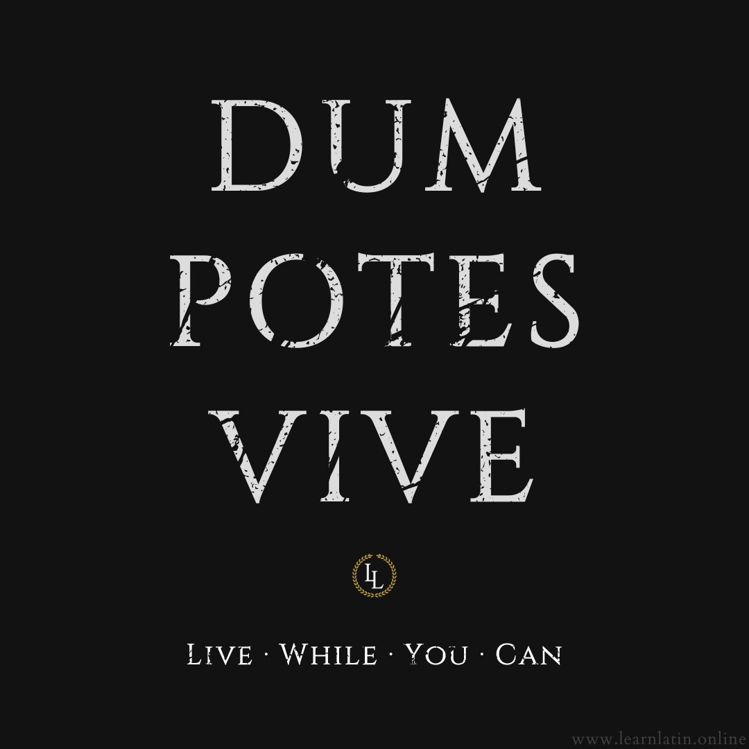 Dum · Potes · Vive