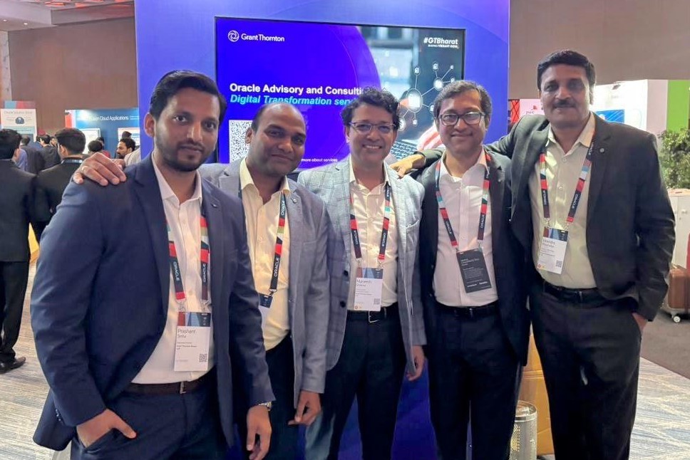 GrantThorntonIN's tweet image. We partnered with @Oracle for Oracle CloudWorld Tour 2025, which took place at the Jio World Convention Centre in Mumbai. The conference brought together industry experts to explore latest cloud and #AI innovations.

Learn more about our #Oracleservices: brnw.ch/21wQdNT