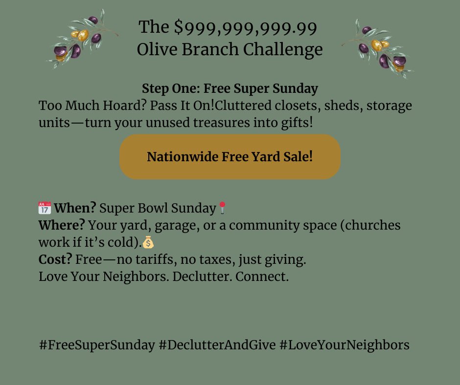 EvilMistak's tweet image. Free yard sale.  Sunday Feb. 9th.