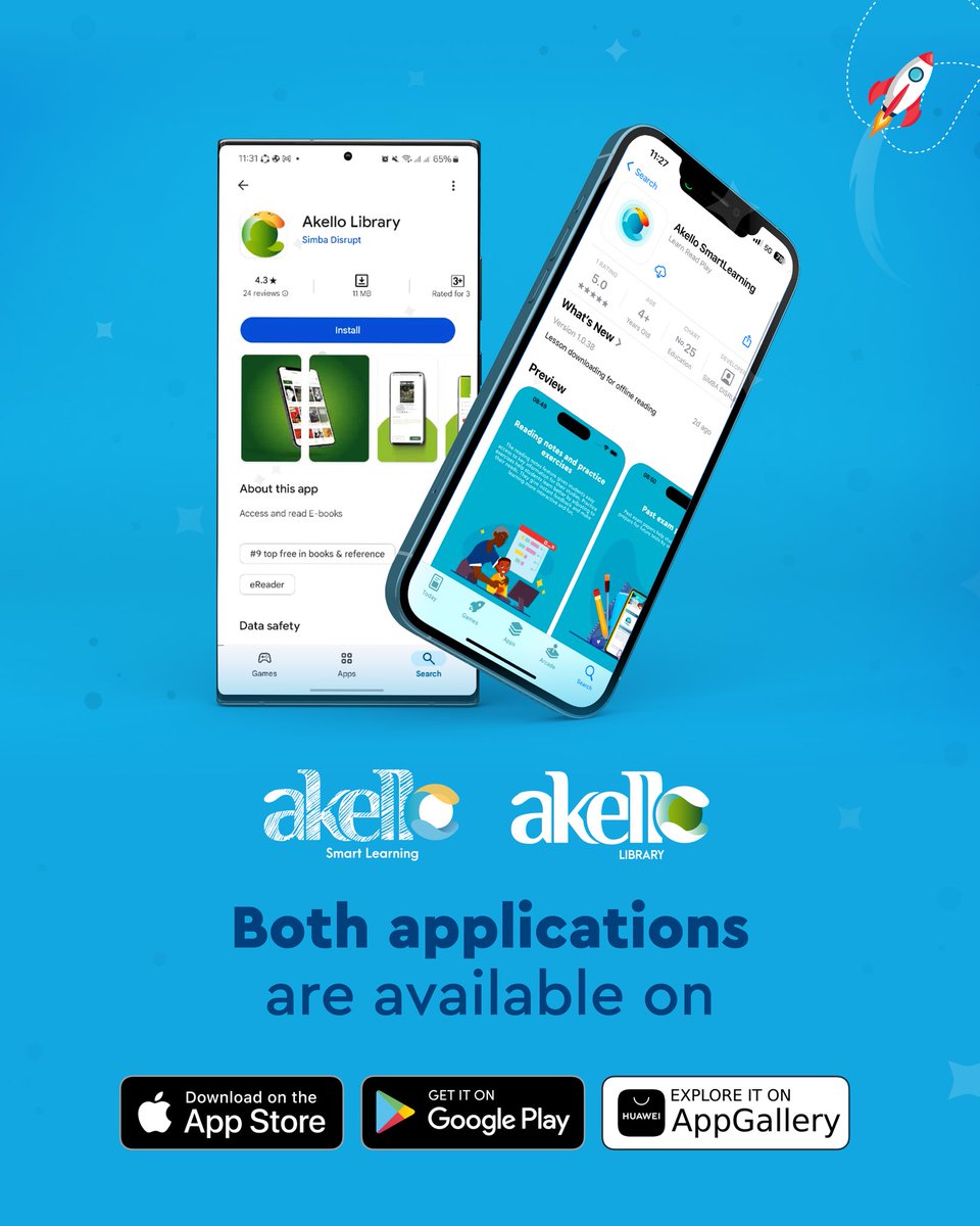 learnwithakello's tweet photo. Who says learning can't be fun? 🧠💫 Get Akello Smart Learning and Akello Library Applications on Google Play, the App Store, and AppGallery. Let’s make knowledge exciting! 🔥

#AkelloApps #SmartLearning
#AkelloLibrary
#Download https://t.co/eCjHbe4Nhn