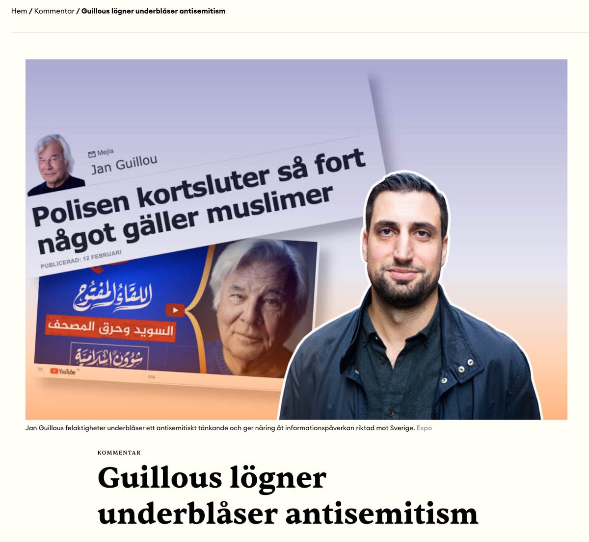 De flesta av oss tänker nog att opinionstexter betyder skribentens egna åsikter, analyser och perspektiv. Men tyvärr är det inte helt ovanligt att skribenter också tillåts "tycka fram" sin egen fakta. Felaktigheter som sedan aldrig rättas. 

Jag skrev om ett annat exempel 2023: