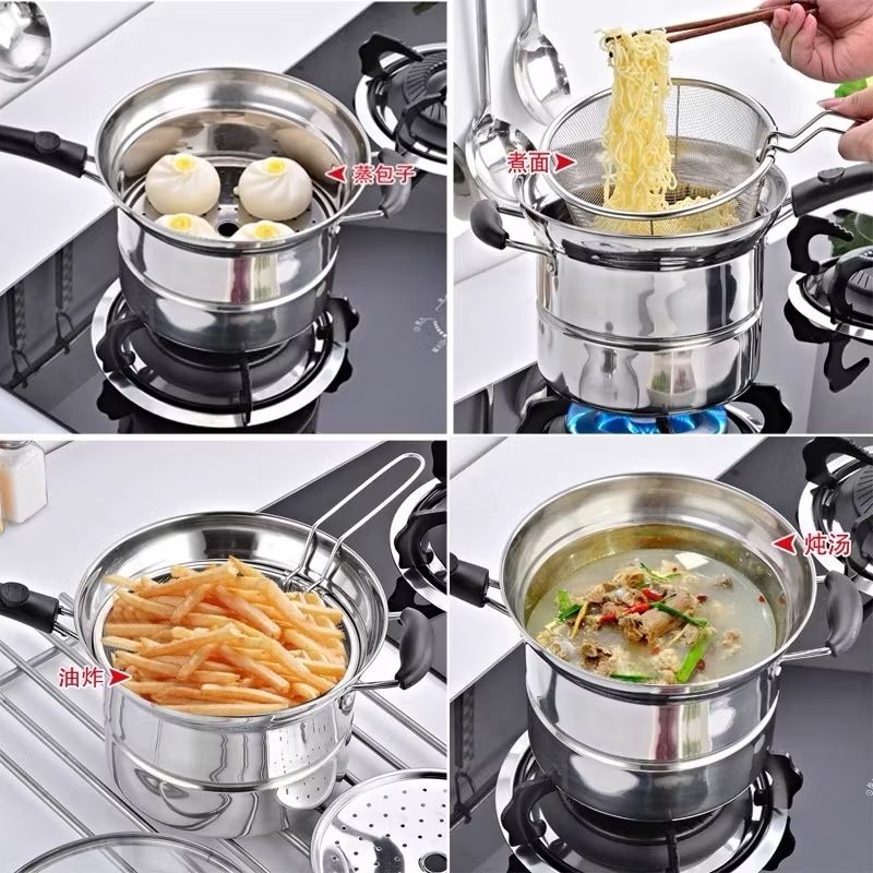 Check out 3in1Cooking Pot Multipurpose Steam and Deep Fry Soup with Boil or Stew Braise Warm Mesh Screen for ₱267. Get it on Shopee now! s.shopee.ph/8AH3qMZQJ0?sha…