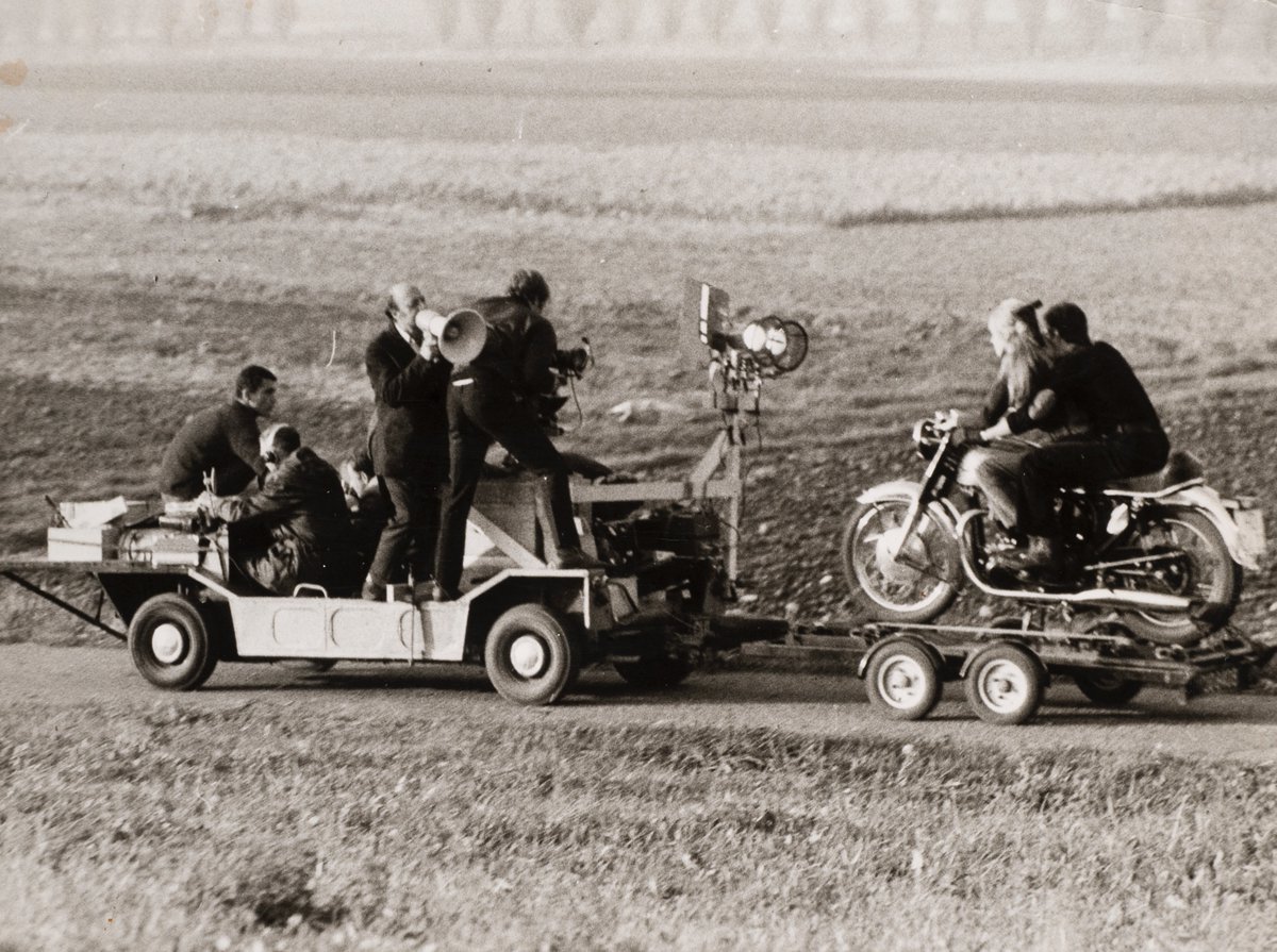 craigkmccall's tweet photo. Farewell #MarianneFaithfull Her obits were festooned with images from GIRL ON A MOTORCYCLE, the X-rated, kaleidoscopic film she starred with Alain Delon, directed by Jack Cardiff. In my doc on Jack the sequence on that film regrettably was cut but here are a few stills for fans. https://t.co/WKs5n1UBmY