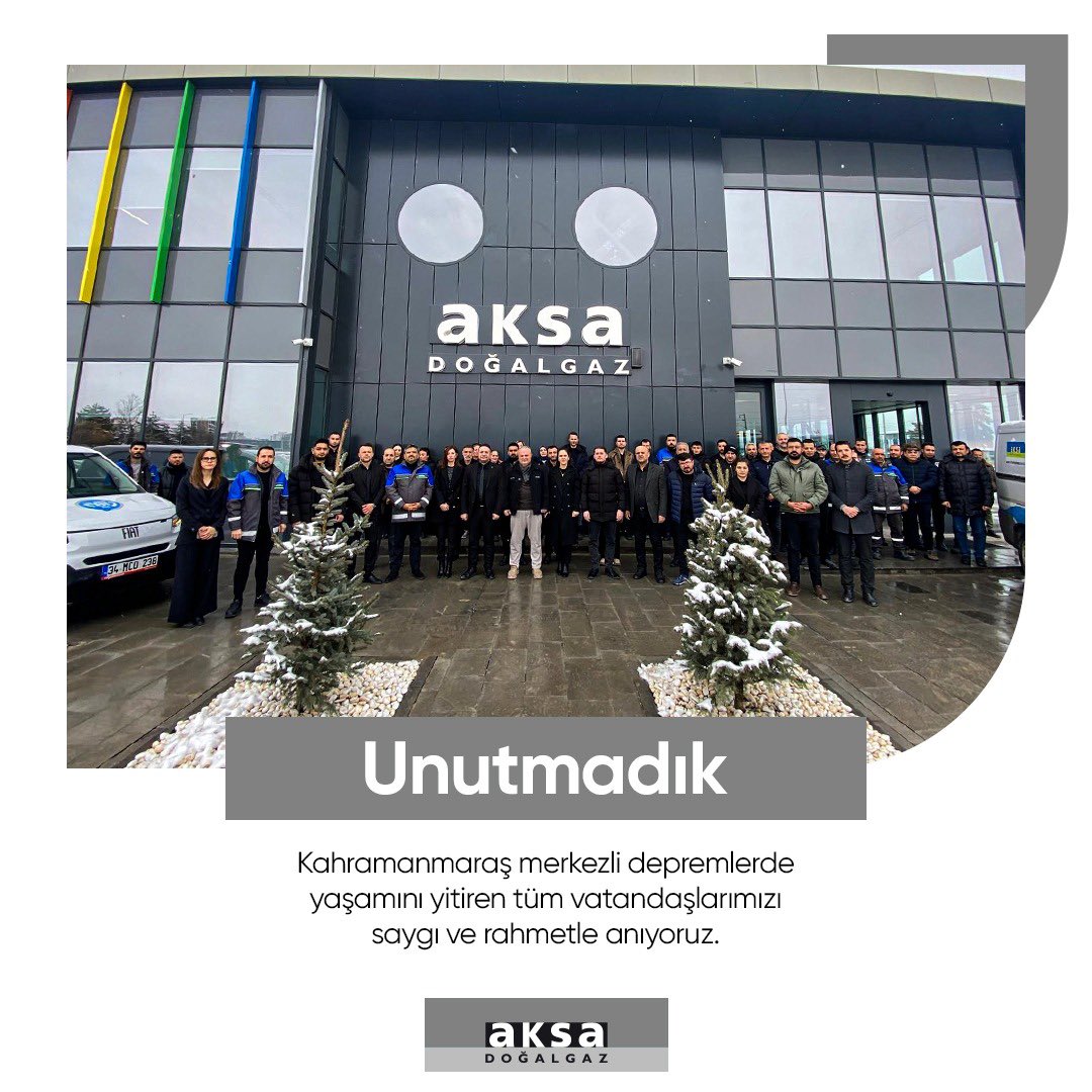Kahramanmaraş merkezli depremlerde yaşamını yitiren tüm vatandaşlarımızı saygı ve rahmetle anıyoruz.