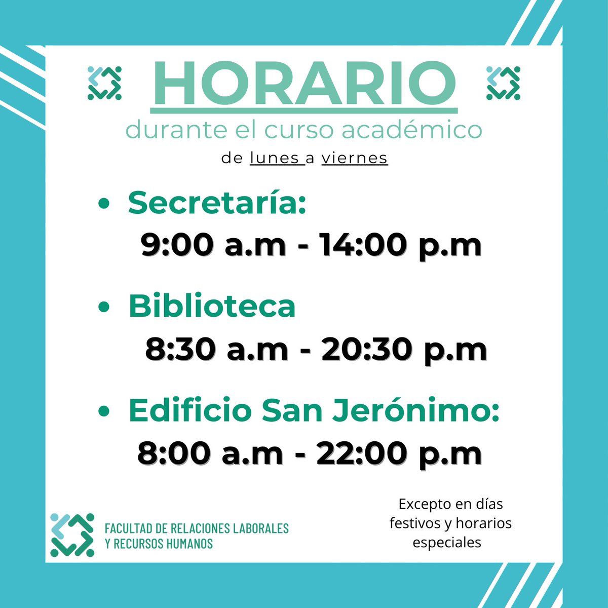 Fac. Relaciones Laborales y Recursos Humanos tweet media