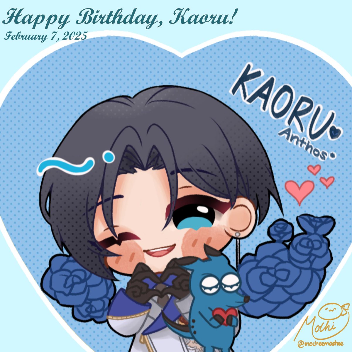 Happy Kaoru Day💙!! Our sweet prince🦌hope you have a wonderful day full of sweet things~ #Happy_AnthosKAORU_Day #AnthosFandom