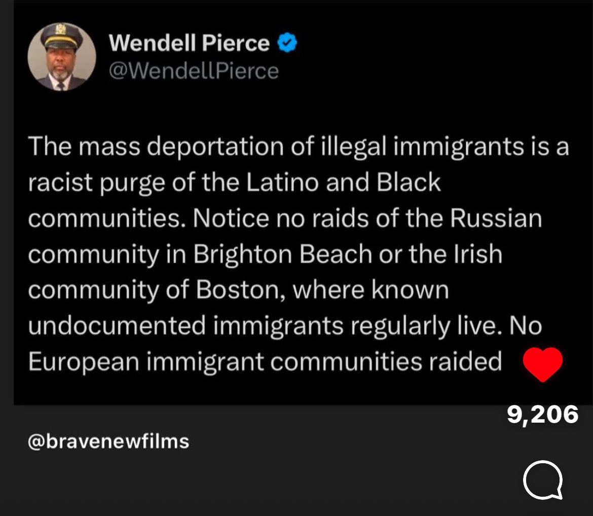 Funny that they raid us Latinos and black peoples but not the thousands of white undocumented immigrants?!! Wonder why?racist policy maybe ?
