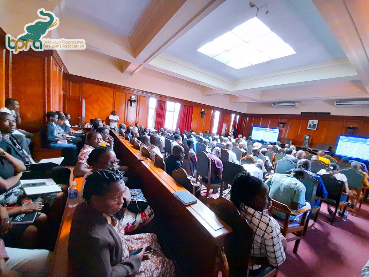 byopra's tweet photo. Today, BPRA participated in a consultation meeting hosted by the City of Bulawayo regarding the establishment of the Bulawayo Water Utility. Attendees included members of civil society organizations, residents' association chairpersons, and councillors. 🧵
#WaterUtility https://t.co/AgqavZjxl0