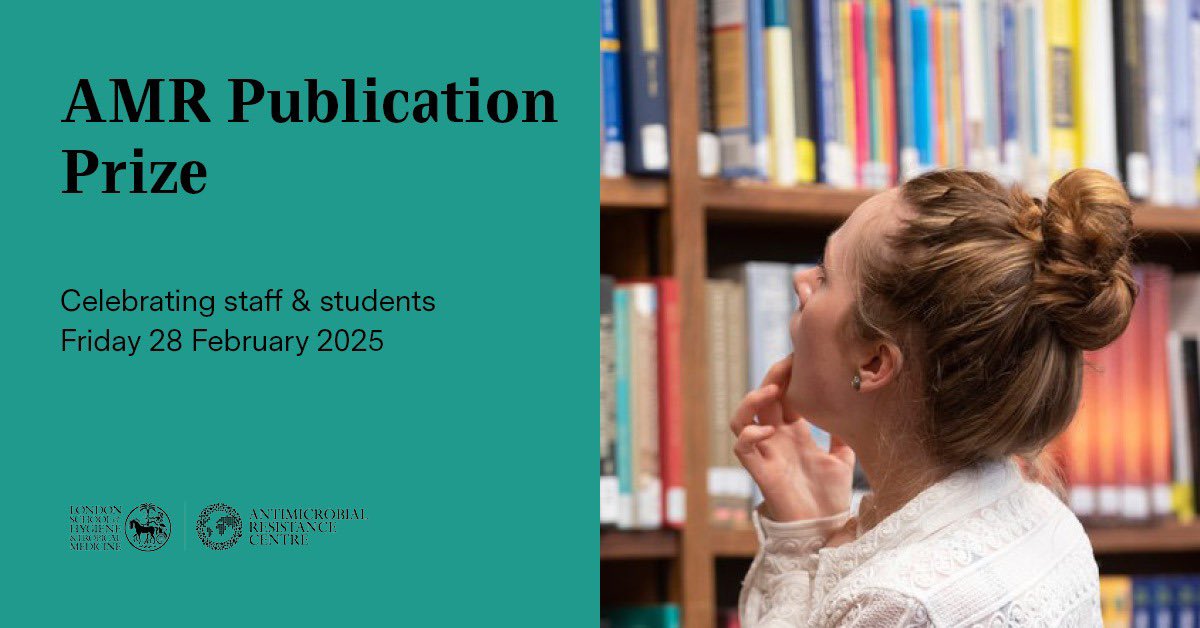 LSHTM AMR Centre (@lshtm_amr) on Twitter photo 🚨 Our #AMR Publication Prize is now open for applications! 🏆🦠
📢Calling all <a href="/LSHTM/">London School of Hygiene & Tropical Medicine</a>, <a href="/mrcunitgambia/">MRC Unit The Gambia at LSHTM</a> , and <a href="/MRC_Uganda/">MRC/UVRI and LSHTM Uganda Research Unit</a> students & staff! 🏆🦠
The #AMR Publication Prize recognises outstanding #AMR papers published in 2024!
Apply now 👉 bit.ly/40NaZBi 🚨 Our #AMR Publication Prize is now open for applications! 🏆🦠
📢Calling all <a href="/LSHTM/">London School of Hygiene & Tropical Medicine</a>, <a href="/mrcunitgambia/">MRC Unit The Gambia at LSHTM</a> , and <a href="/MRC_Uganda/">MRC/UVRI and LSHTM Uganda Research Unit</a> students & staff! 🏆🦠
The #AMR Publication Prize recognises outstanding #AMR papers published in 2024!
Apply now 👉 bit.ly/40NaZBi