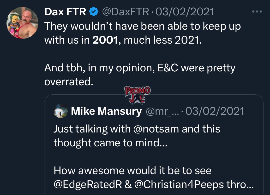 Promo Joe tweet media