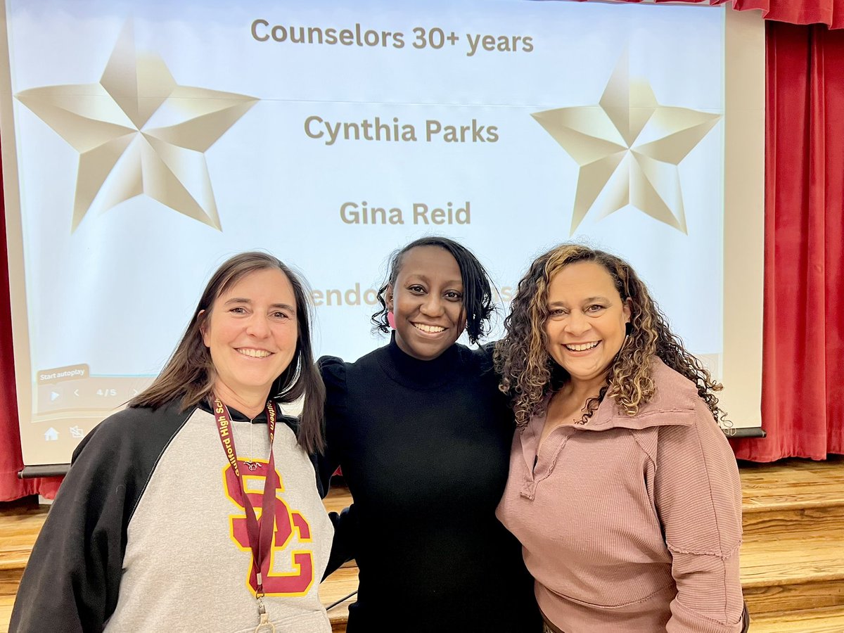Counseling Services was proud to recognize and celebrate our 216 incredible K-12 School Counselors during NSCW. Three of our outstanding counselors have 30+ years- Cynthia Parks, Gina Reid and Gwen Atkinson. Thank you GCS School Counselors for all you do!