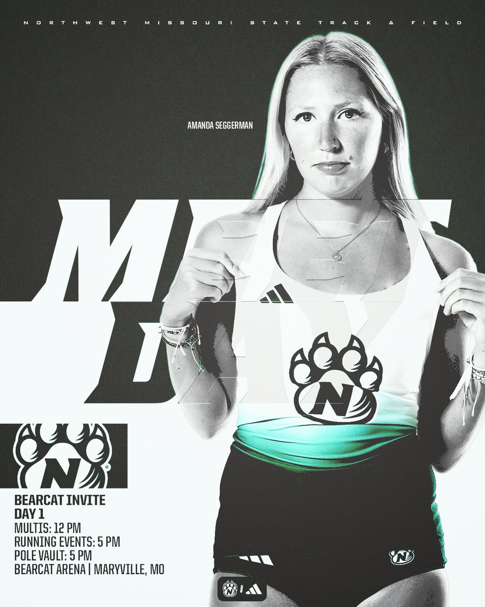 NWBearcatXCTF's tweet photo. It's 𝙈𝙚𝙚𝙩𝘿𝙖𝙮 in Maryville!

🏆: Bearcat Invite
🏟️: Hughes Fieldhouse
📍: Maryville, MO
⏰: 12 PM
📺: https://t.co/9SwrfDKgUl
📊: https://t.co/wkgOShdAZY

#OABAAB ||| #CompeteWithPurpose https://t.co/VRecNsvklR
