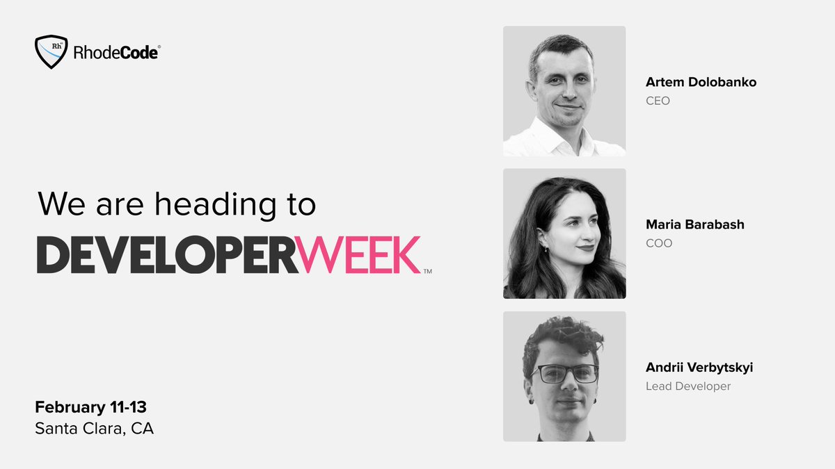 rhodecode's tweet image. We’re gearing up for @DeveloperWeek!
Our team will be at booth #612, showcasing how RhodeCode helps businesses simplify code management, scale workflows, and enhance collaboration.
Make sure to stop by and chat with us!
#DeveloperWeek #DeveloperWeek2025 #RhodeCode