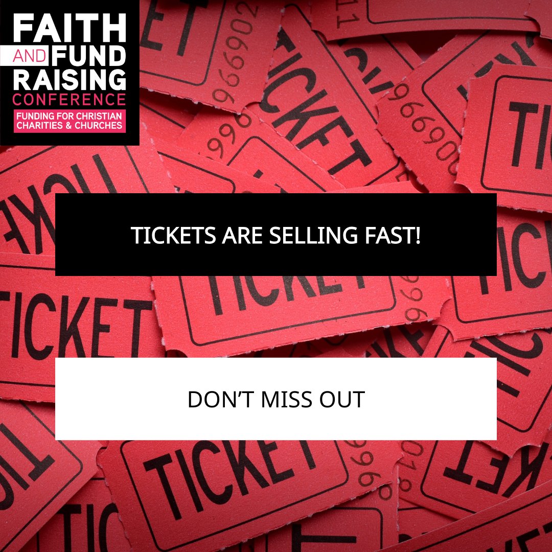 ⏳ Tickets for #FaithAndFundraising25 are selling fast! Don’t miss your chance to be part of this inspiring day of learning, networking &amp; faith-driven fundraising.

Secure your spot now before it’s too late! 🎟️ 👉 faithandfundraising.co.uk

Join us on 26th March 2025 in London! 🙌