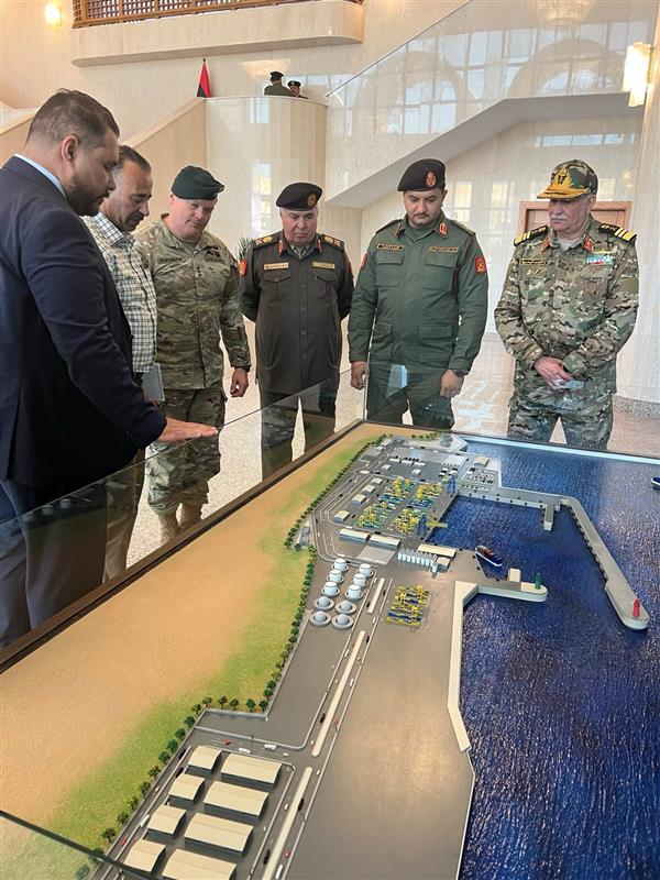 Lt. Gen. Brennan and Brig. Gen. Keravuori make their 1st visit to #Sirte to meet with LNA Lt. Gen. Saddam Haftar to discuss U.S.-#Libya security cooperation &amp; receive briefs at the 5+5 JMC’s headquarters.