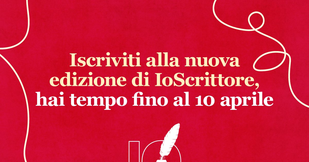 Stiamo cercando proprio voi 🫵! È ora di iscriversi alla nuova edizione del torneo. 

#Scrittura
#Scrivere
#ScritturaCreativa
#Autori
#Libri
#AmoLeggere