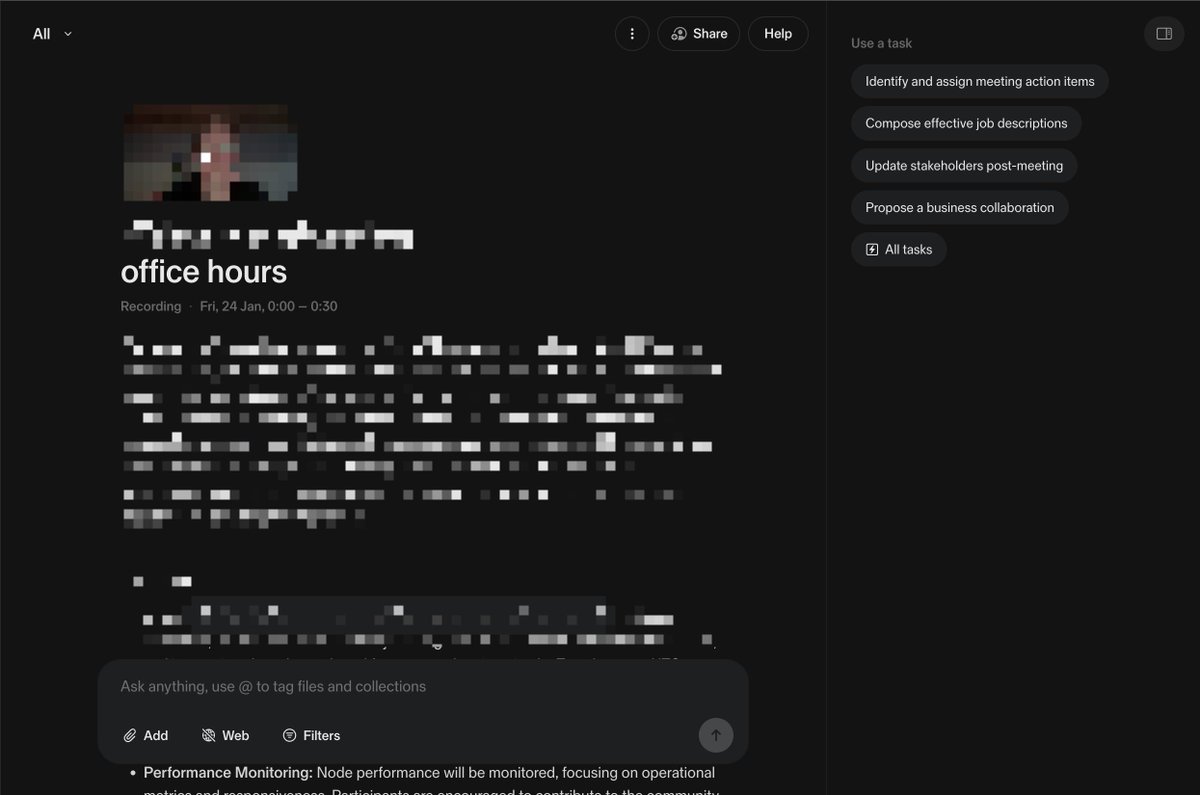 The latest aha moment I experienced was with Sana.ai, which can automatically join your various meetings and summarize the meeting content &amp; action items. 

You can easily have the AI organize specific topics you're interested in, making it very convenient to