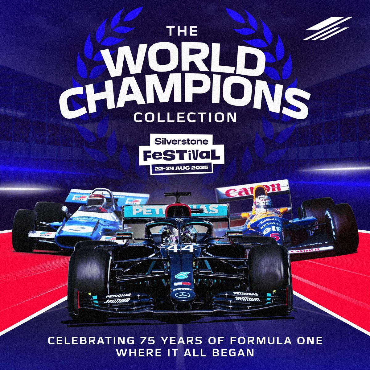 We are delighted to have been asked to curate The World Champions Collection to celebrate the 75th anniversary of <a href="/F1/">Formula 1</a> at the place where it all started, <a href="/SilverstoneUK/">Silverstone</a> The <a href="/silverstonefest/">Silverstone Festival</a> 22-24 August will feature 34 cars, 1 for each World Champion.