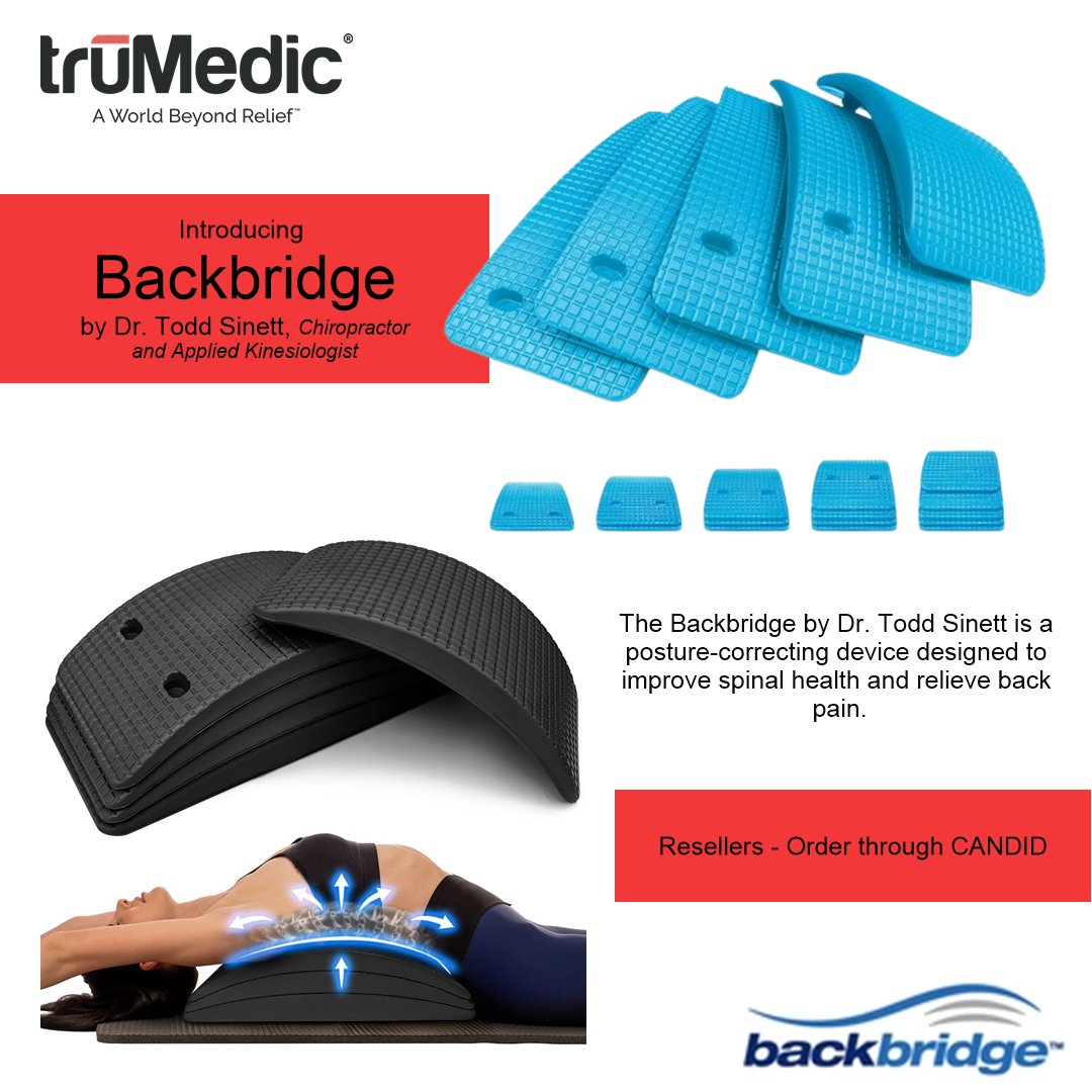 🚨 New Product Alert! 🚨

truMedic has partnered with Dr. Todd Sinett to bring you The Backbridge—a simple yet powerful tool to help relieve back pain, improve posture, and restore spinal alignment in just minutes a day!

Your back with thank you!

 #WellnessJourney