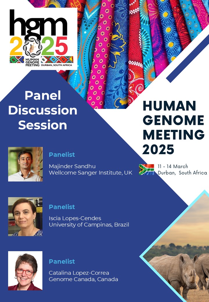 The plenary talks will address global efforts to establish multiple reference genomes and the ethical implications, while the panel will address African genomic diversity in Africa and unique issues in the African diaspora.

Register Now: hugo-hgm2025.org/registration/