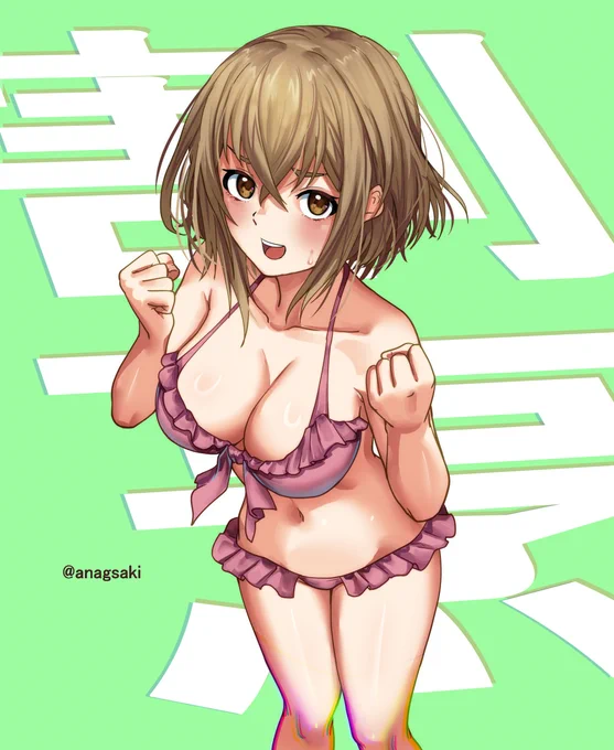 霞れんげ #もめんたりー・リリィ 水着が楽しみ 