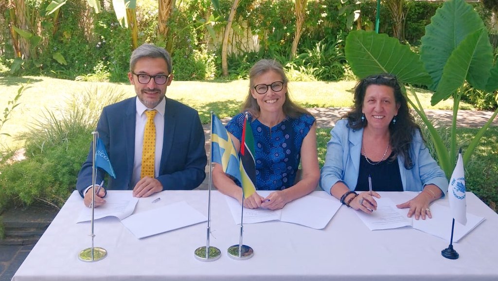 Children and youth can drive sustainable and lasting peace in their communities when they are protected, educated and empowered. 

Together with @SwedeninMZ &amp; <a href="/wfp_mozambique/">WFP Mozambique</a>, we are launching a new programme for children and youth in Palma, #CaboDelgado.