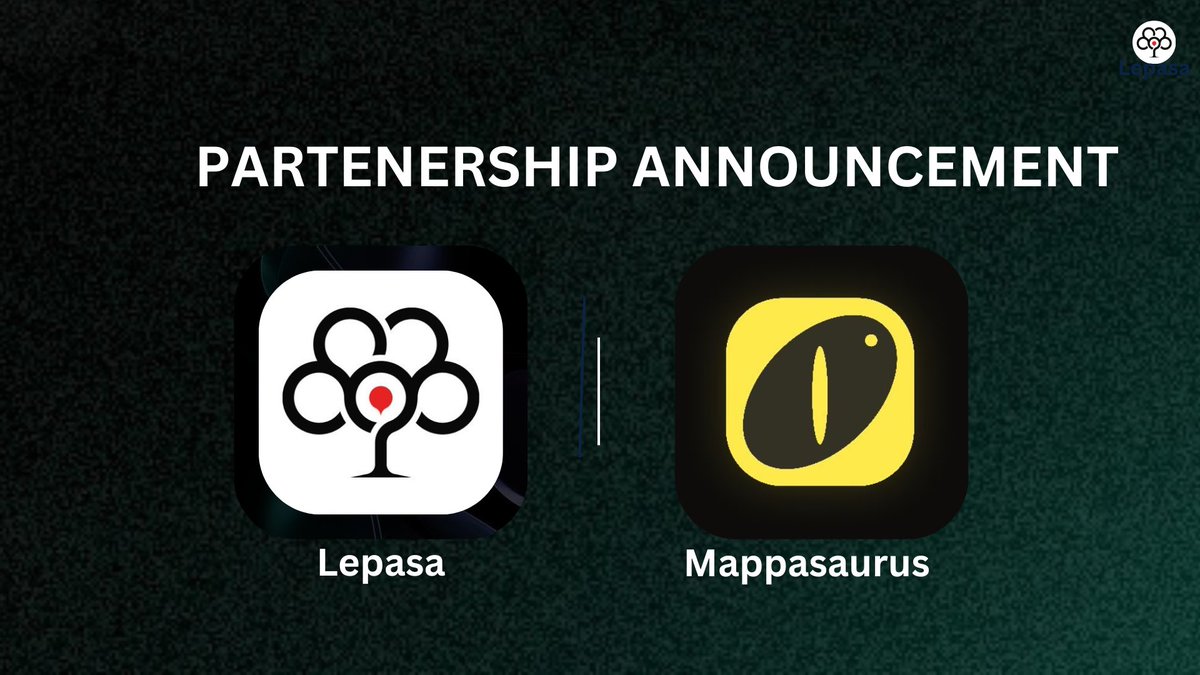 BrainardScoles's tweet photo. Exciting News 🚨 

@Lepasaorg is teaming up with @Mappasaurus in a groundbreaking partnership that is set to revolutionize decentralized mobility and mapping technology. 

Here’s what this means for the future of Web3. 🧵 

#LepasaPower #Mappasaurus https://t.co/co042b7AOp
