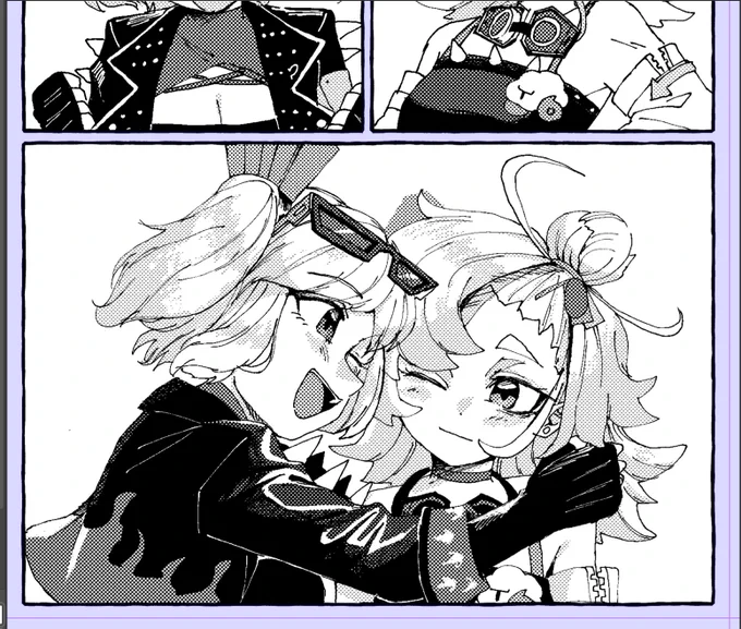 今日めちゃくちゃ上手く描けてるな(バニパイ) 