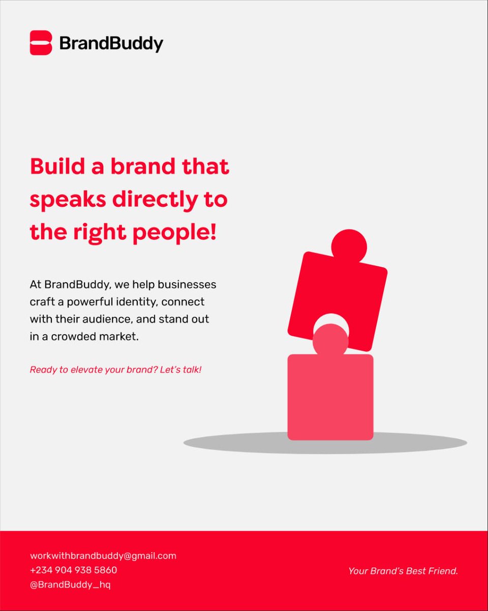 BrandBuddy_inc's tweet image. Reach the right audience, build trust, and grow your brand with ease. Send a message today,Let’s bring your vision to life!
#brandbuddy #brandbuilding #brandidentity #audience #strategy #value #brandsuccess