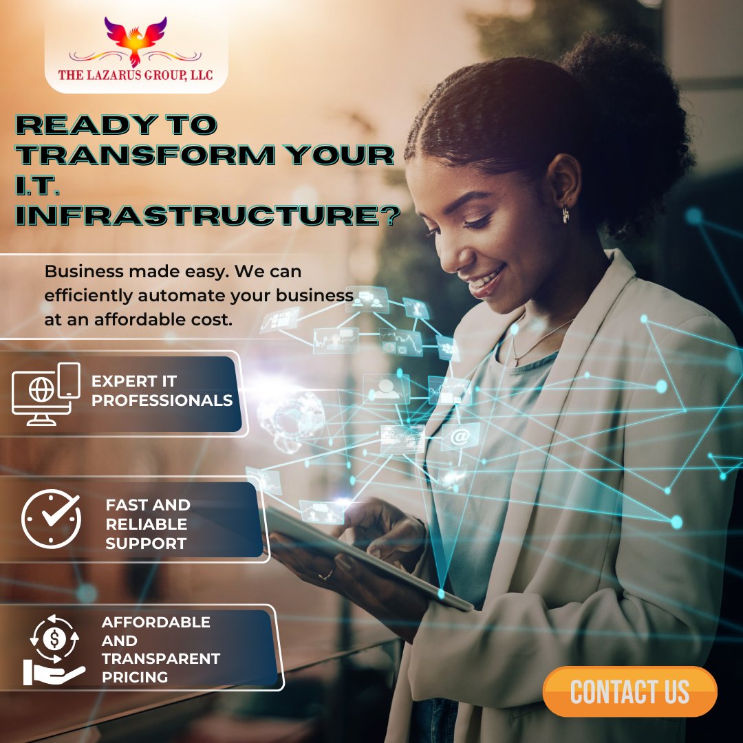 lazarusgroup229's tweet image. 🚀 Work Smarter, Not Harder with Business Process Automation!
Are repetitive tasks slowing down your business? The Lazarus Group LLC helps small and medium businesses streamline operations, save time, and boost profits with Business Process Automation (BPA)!
#BusinessAutomation