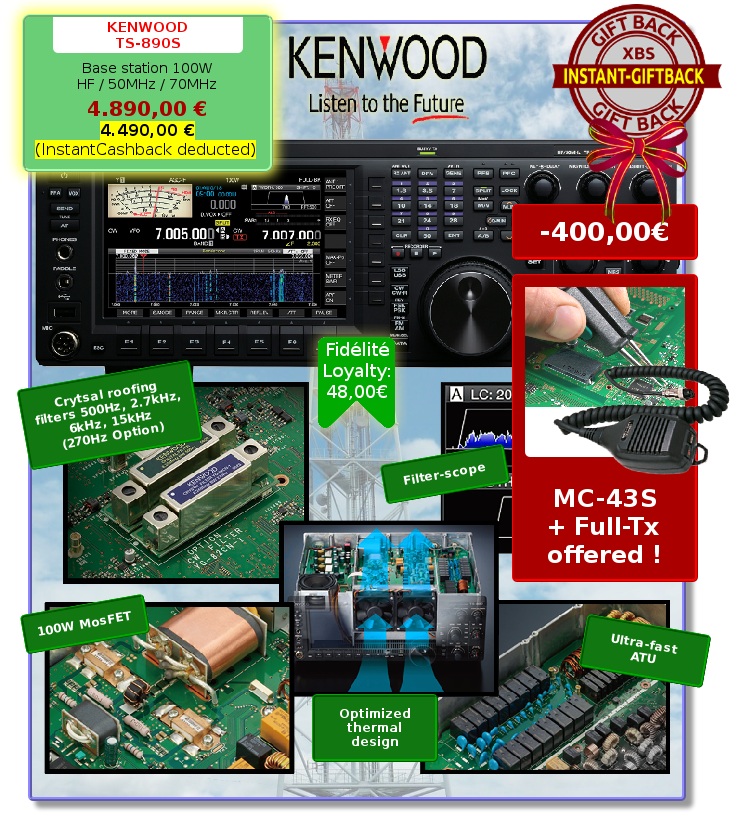 xbs_telecom's tweet photo. KENWOOD - TS-890S - HF/50MHz/70MHz Transceiver

https://t.co/5AZ856Gp1y

Retweet this message/Retweter svp

#HamRadio #RadioamateurOrg #Radioamateurs #xbs_telecom #cb27 #RadioamateursFr #HamRadio2018 #BCRLiveStream #swl #cw #SSB https://t.co/FhxQtOrEpQ