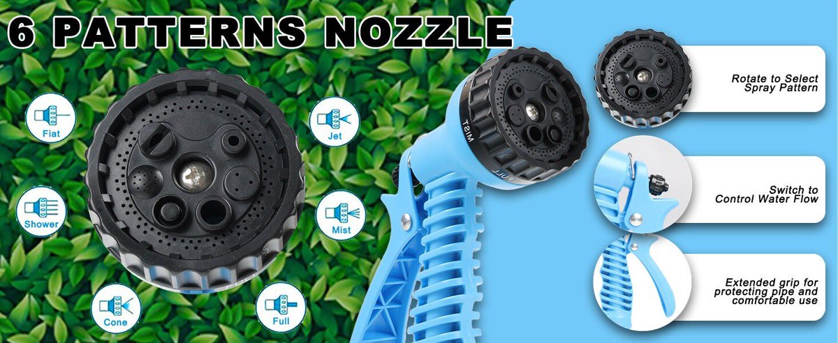 HerzoTools's tweet photo. 🌊 6 Spray Patterns. 1 Perfect Nozzle. 🌟 Rotate, switch, and control water flow like a pro! Leak-proof, rust-resistant, and built to last. #GardeningEssentials #HomeImprovement
👉 Switch now: https://t.co/cbD7Vs5n42 https://t.co/yv90wRbEGL