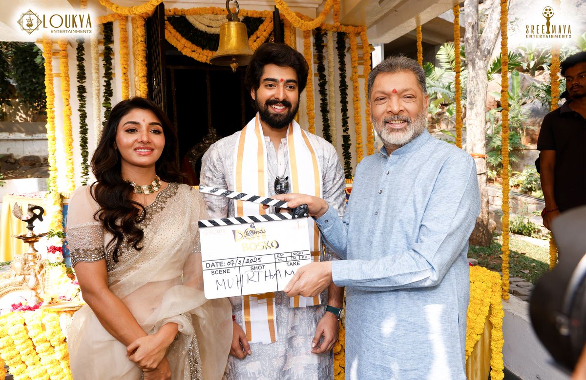 Get All Talkies (@getalltalkies) on Twitter photo And it begins!
With a humble pooja ceremony, #DonBosko kickstarts the upcoming adventures
#Rushya <a href="/Benny_muppaneni/">Ravindra Benerjee Muppaneni</a> #SaileshRama <a href="/pshankar_gowri/">shankar gowri</a> <a href="/mirnaaofficial/">Mirnaa</a> #Mounika <a href="/vamsikaka/">Vamsi Kaka</a> <a href="/Ticket_Factory/">Ticket Factory</a> <a href="/Loukyaoffl/">Loukya entertainments</a> #SreeMayaEntertainments And it begins!
With a humble pooja ceremony, #DonBosko kickstarts the upcoming adventures
#Rushya <a href="/Benny_muppaneni/">Ravindra Benerjee Muppaneni</a> #SaileshRama <a href="/pshankar_gowri/">shankar gowri</a> <a href="/mirnaaofficial/">Mirnaa</a> #Mounika <a href="/vamsikaka/">Vamsi Kaka</a> <a href="/Ticket_Factory/">Ticket Factory</a> <a href="/Loukyaoffl/">Loukya entertainments</a> #SreeMayaEntertainments