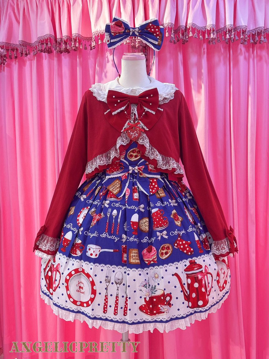 Angelic Pretty FrenchCafe ジャンパースカート ブラック Angelic