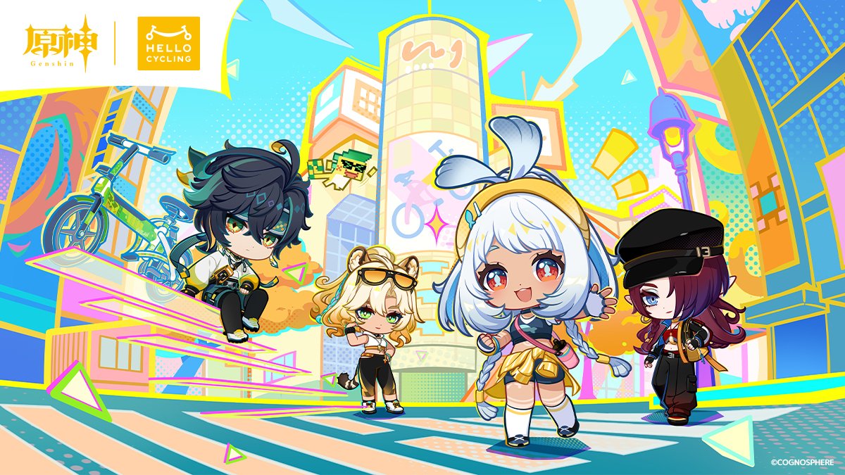 新商品のご案内》 📢 『原神×HELLO CYCLING』コラボグッズの販売開始