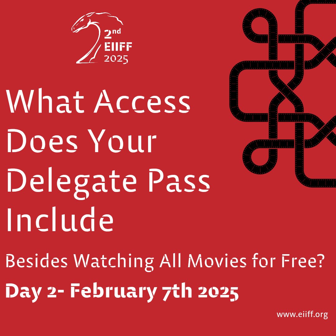 EIIFF_Manipur's tweet photo. Exclusive access on Feb 7, 2025 with your Delegate Pass at #EIFF2025!

Masterclasses
Panel Discussions
Cine Talks
Special Screenings

Beyond just movies—don't miss out! 

#FilmFestival #CineTalks #ImphalFilmFestival https://t.co/TnguGQqBEZ