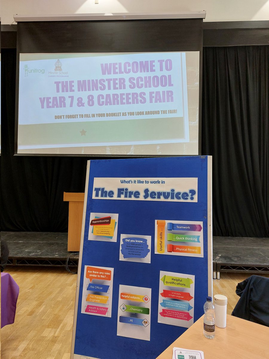 CraigCooperNFRS's tweet photo. Over the past few months, the Community Engagement, Education and Partnerships team have been working closely with secondary schools supporting their careers fairs. We've met lots of young people who have shown lots of interest in potentially joining @nottsfire in the future https://t.co/3JpNmkmKS8