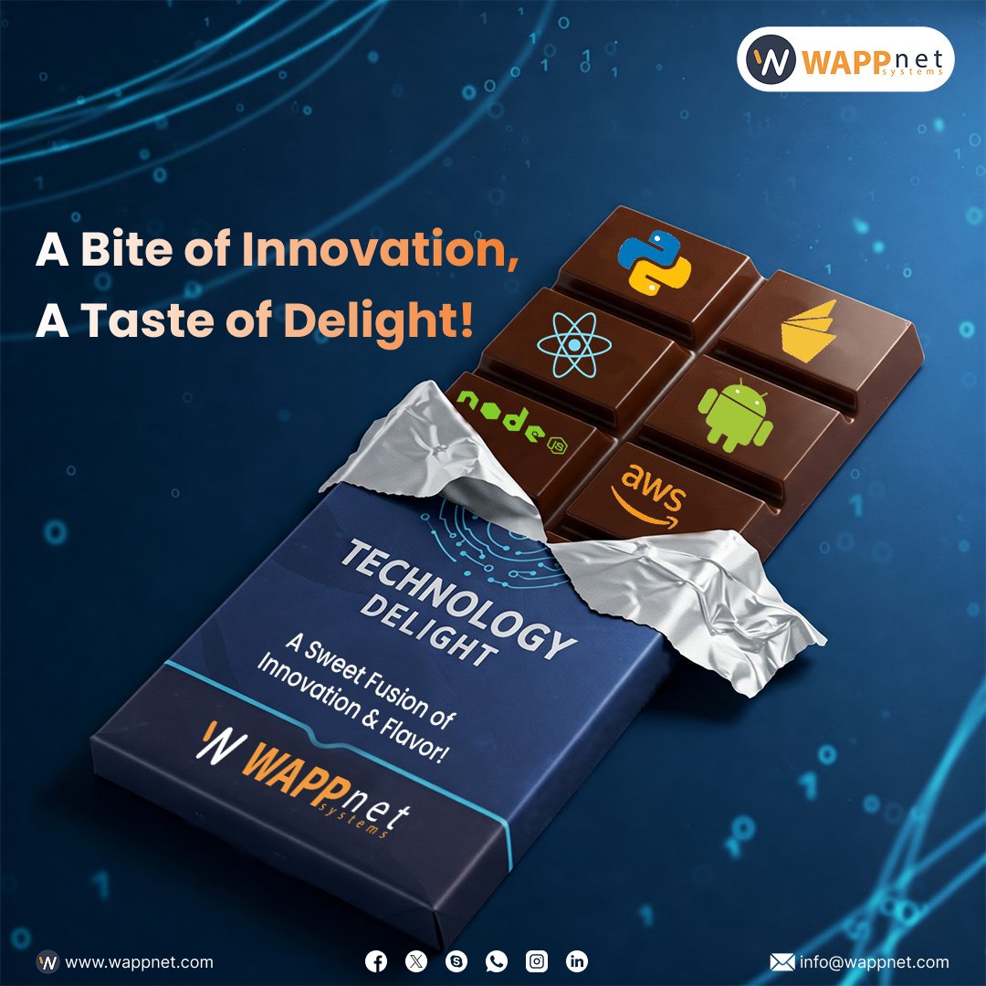 WappnetS's tweet photo. This #ChocolateDay, indulge in the sweetest innovation! From classic flavors to bold new creations, every bite brings joy, love, and a moment of pure bliss. 🍩

Tag your chocolate-loving buddy and celebrate the magic of cocoa together! 🍬😍

#chocolate #technology #wappnetsystems https://t.co/sCaG6zwjtz