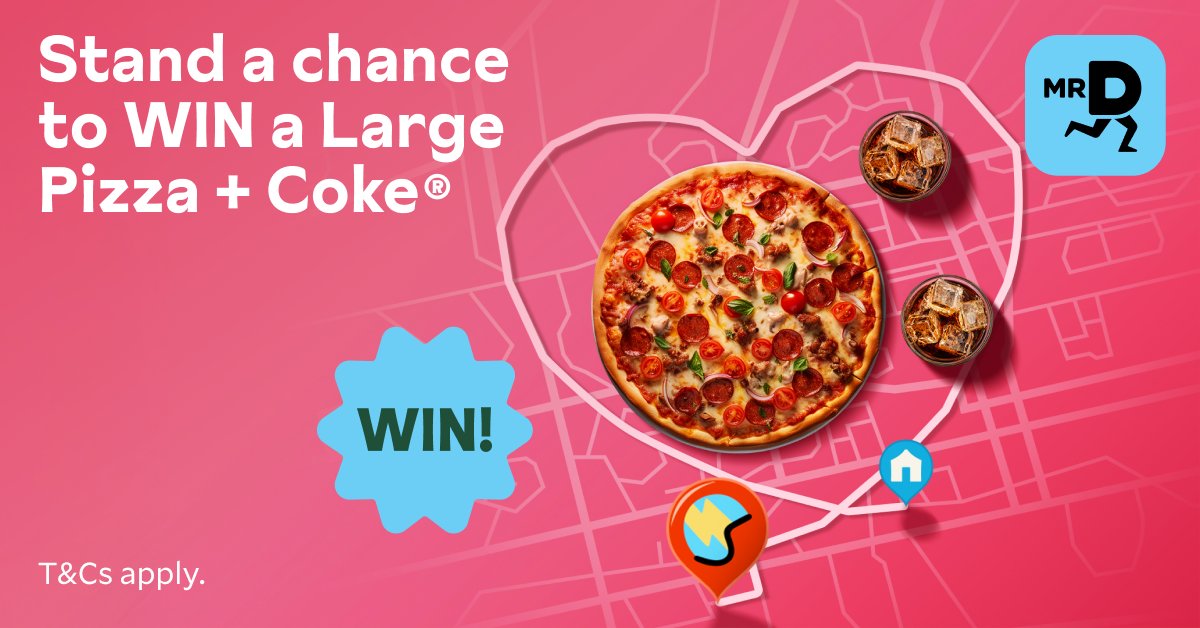 GIVEAWAY TIME! 🍕🥤

We're giving away a large pizza + Coke and YOU could be the lucky winner!

To enter:
- Like this post
- Tag your crush in the comments 
 Follow Mr D

Good luck! 😋 Hurry, don’t miss out on this piping hot giveaway!

#justMrDit #DIsForDone