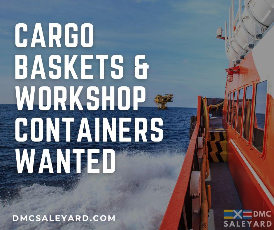 dixon_marine's tweet image. Wanted: Half Height Cargo Baskets &amp;amp; Offshore Workshop Containers. If you have these or other used / surplus assets you are looking to sell contact us today. go.dmc-saleyard.com/tc68140

#OffshoreContainers #CargoBaskets #MarineEquipment