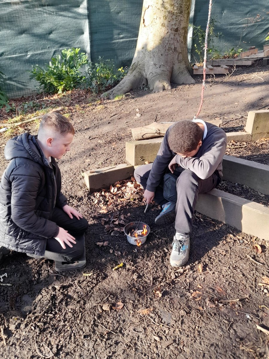 Our students have been learning all about fire safety in Forest School, particularly how to use flint &amp; steel.  These sessions also promote effective team work and strong communication skills. @forestschool <a href="/teamwork/">Teamwork.com</a> <a href="/skillsforlife/">Harbans Singh</a>