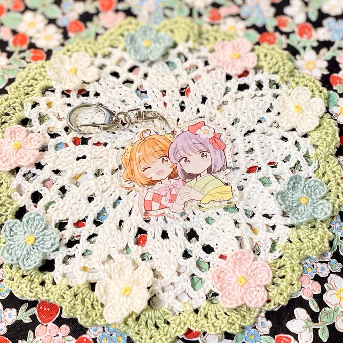 #東方合同祭事拾壱  アクキー届きました。かわいい…700えんです。仲良しのあきゅすずを永遠に… 
